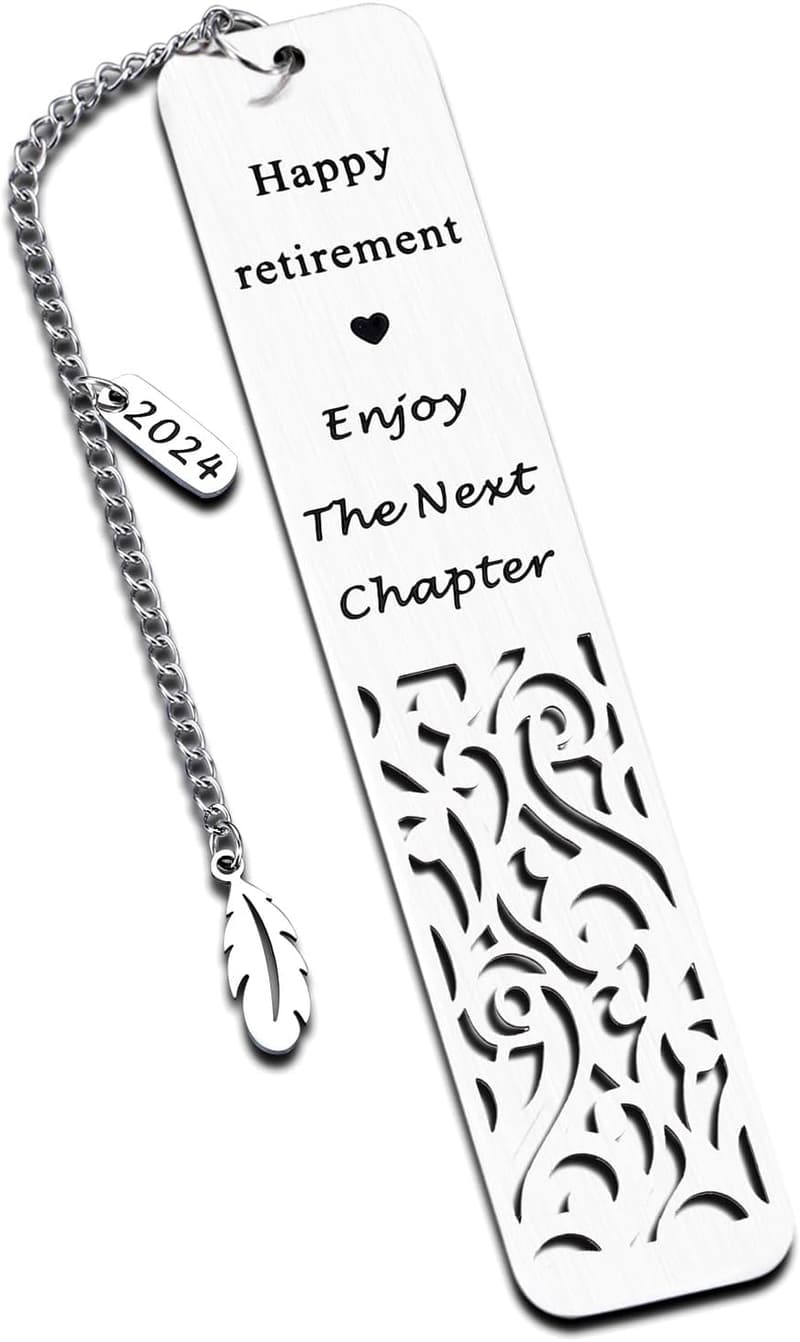 Personalized Retirement Bookmark Gift for Coworkers & Leaders