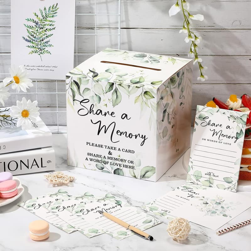 Memory Cards Collection - 50 Greenery Cards for Occasions