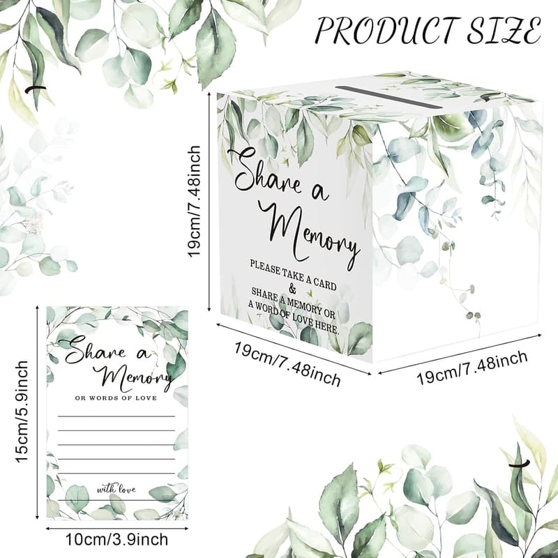 Memory Cards Collection - 50 Greenery Cards for Occasions