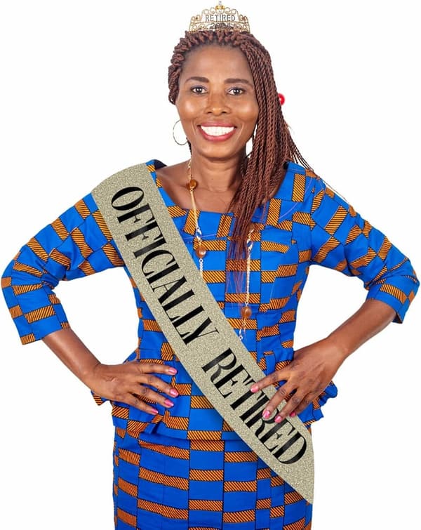 2025 Retirement Tiara & Sash Set for Celebrations
