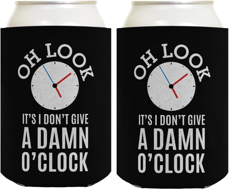 Retirement Gift: Funny Gag Can Coolers for Men (2 Pack)