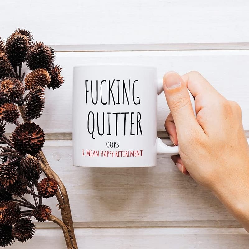 Funny Retirement Coffee Mug for Men & Women