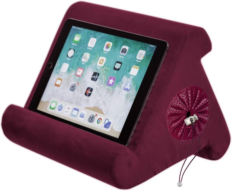 Multi-Angle Tablet Stand with Storage for iPad - Travel & Home