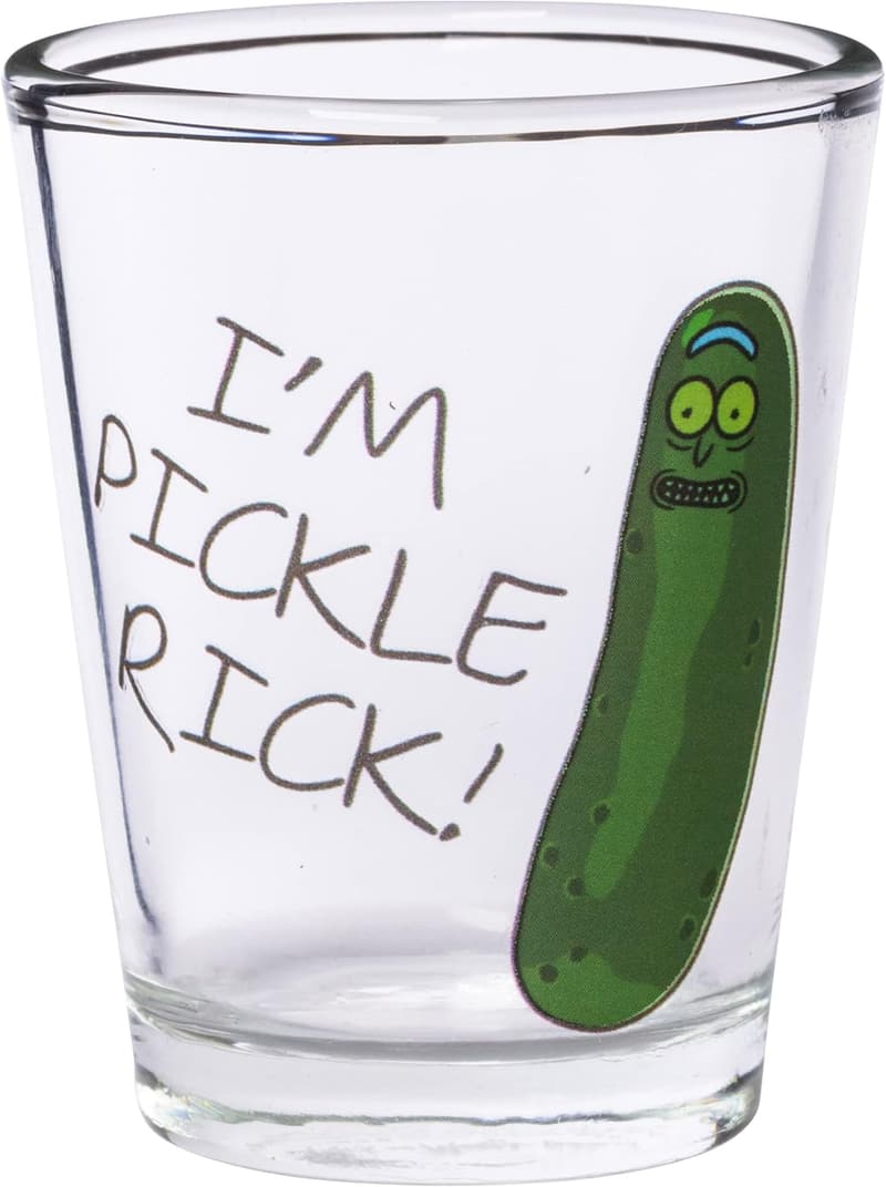 Rick and Morty Character Phrase Mini Glass Set - 4-Pack