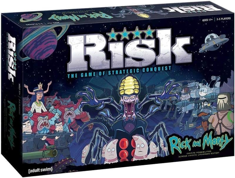 Rick and Morty Risk Game - Official Board Game Merchandise