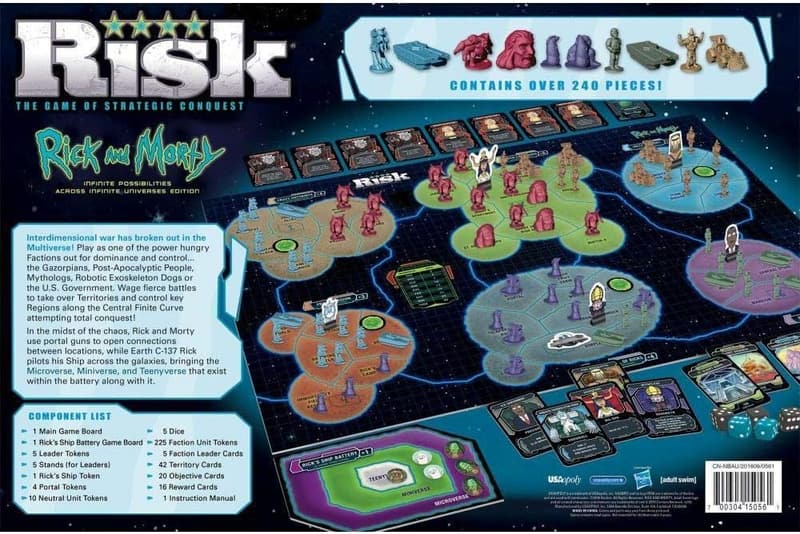 Rick and Morty Risk Game - Official Board Game Merchandise