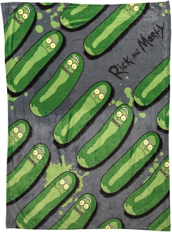 Rick and Morty Cozy Plush Throw Blanket, 46