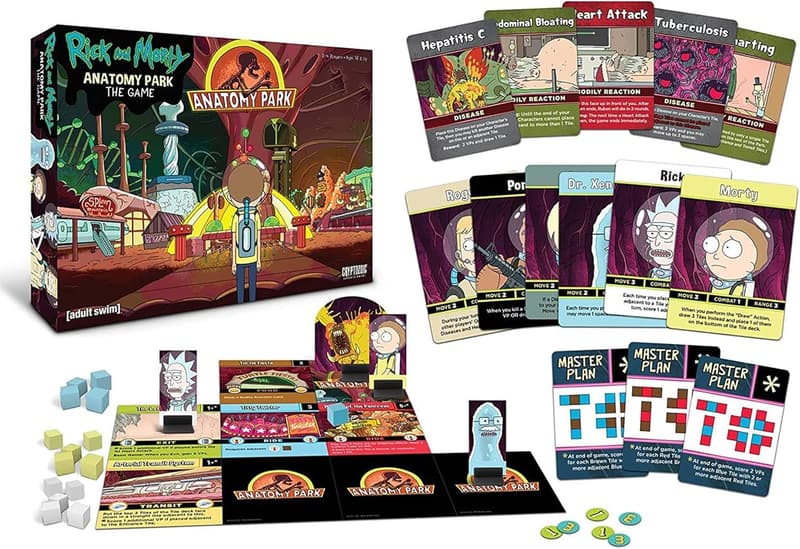 Rick and Morty Anatomy Park Game for Ages 15+