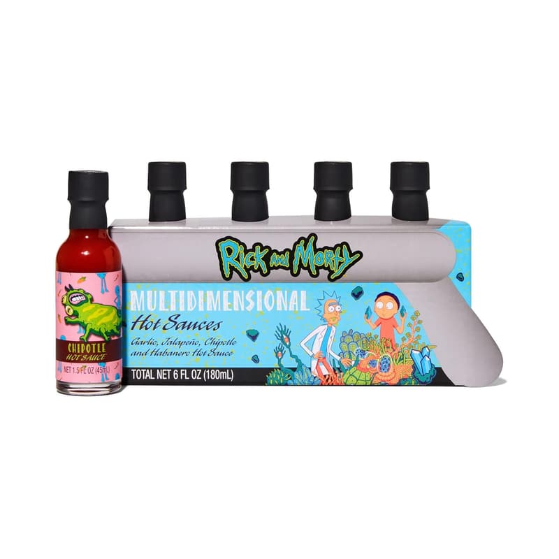 Rick and Morty Multidimensional Hot Sauce Gift Set - 4 Flavors