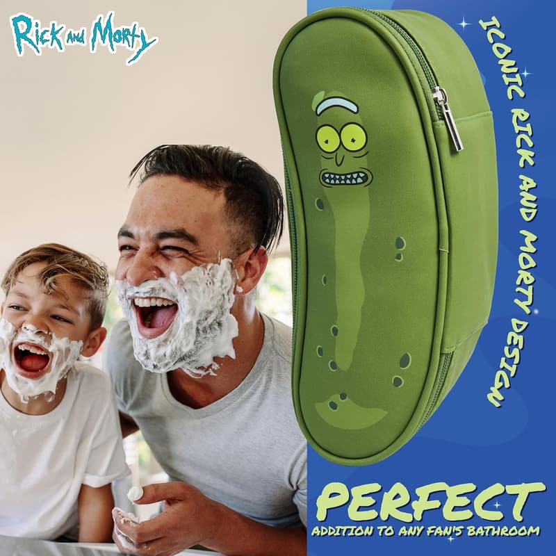 Men's Travel Toiletry Bag - Rick and Morty Design