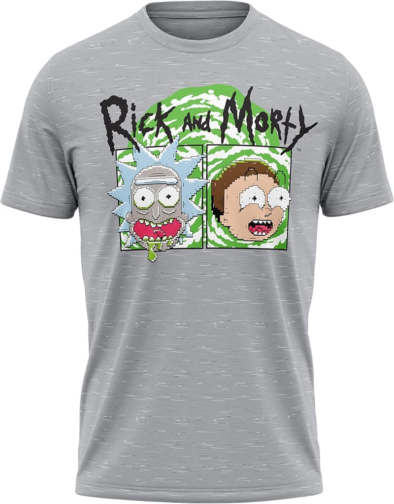 Rick and Morty Lounge Set for Men with T-Shirt, Pants, Socks