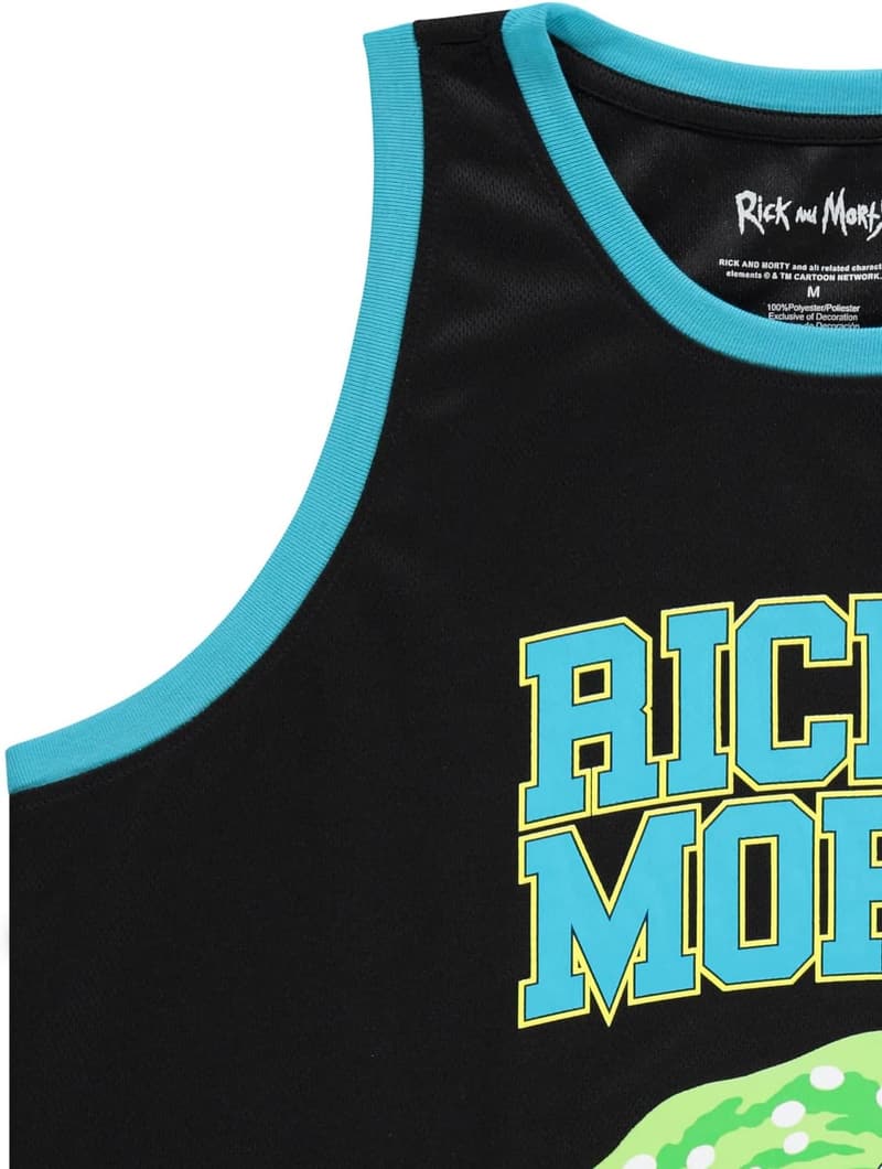 Rick and Morty Men's Mesh Basketball Jersey Tank Top