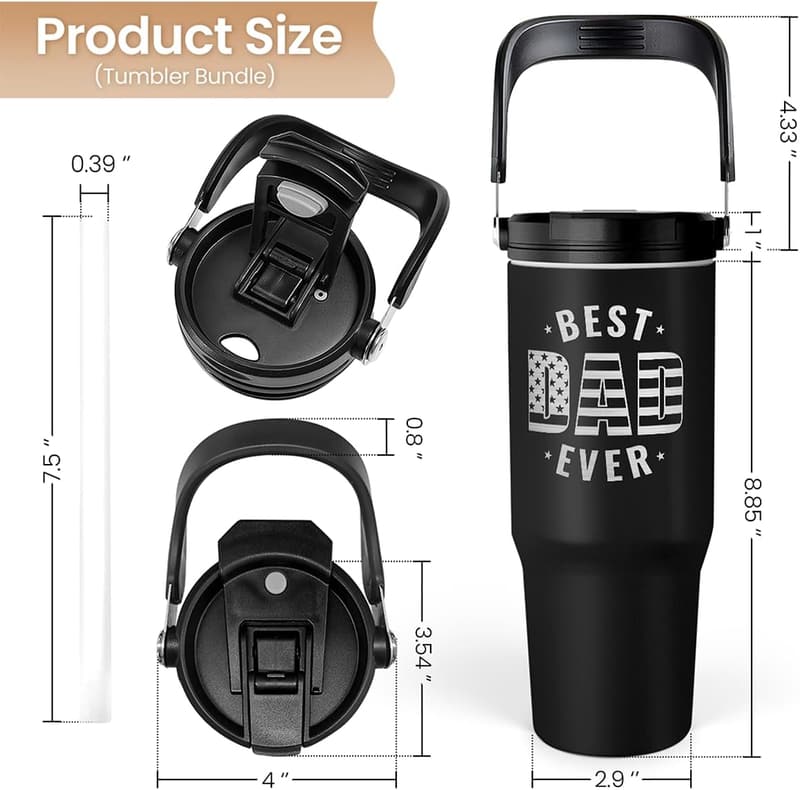 30oz Stainless Steel Tumbler for Dad – Birthday & Father's Day Gift