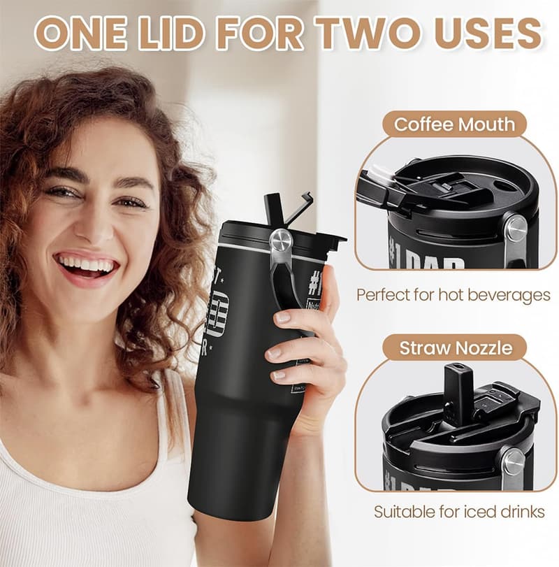 30oz Stainless Steel Tumbler for Dad – Birthday & Father's Day Gift