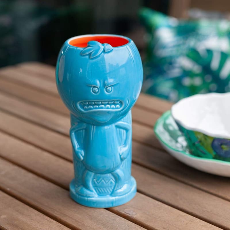 Rick & Morty Mr. Meeseeks Ceramic Mug - 18 oz Tiki Style