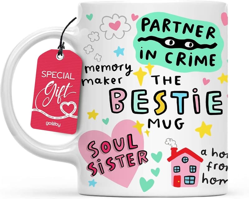 Best Friend Birthday Coffee Mug - 11oz Ceramic Gift for Women