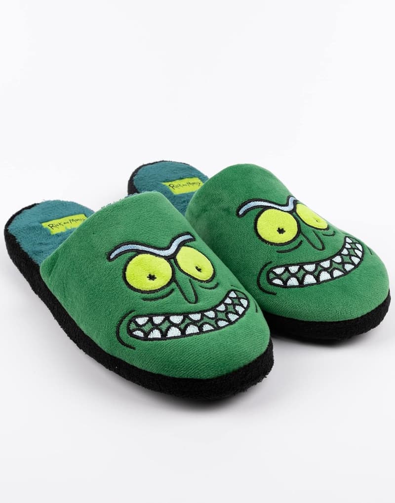Rick and Morty Pickle Rick Unisex Adult House Slippers