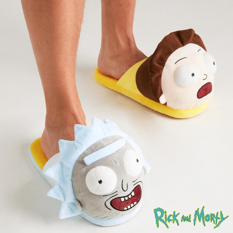 Rick and Morty 3D Plush Men's Slippers - Gift for Him