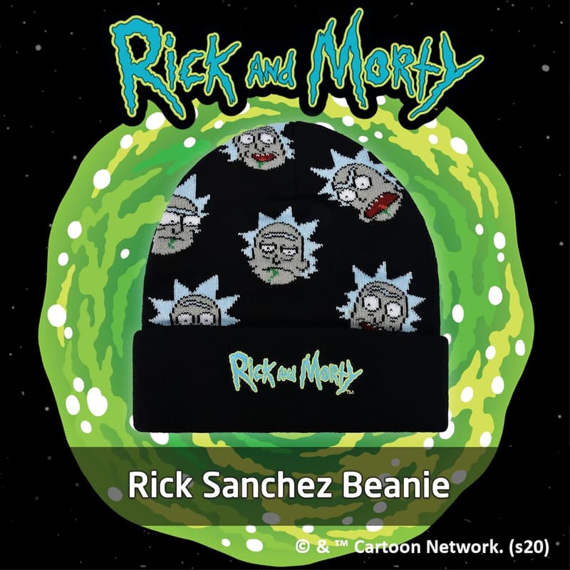 Rick and Morty Winter Knit Beanie Hat