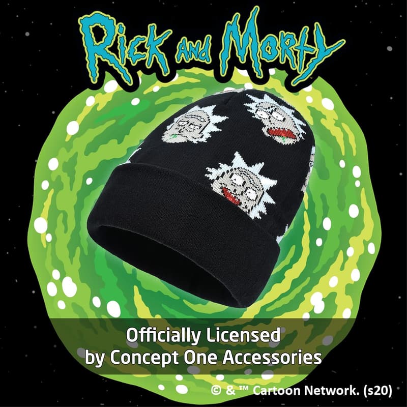 Rick and Morty Winter Knit Beanie Hat