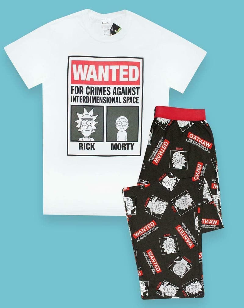 Rick and Morty Men's Pajama Set | Graphic Tee & Print PJs