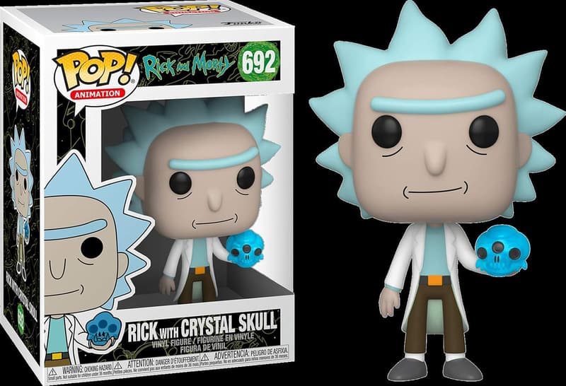 Rick and Morty Funko Pop! - Rick with Crystal Skull