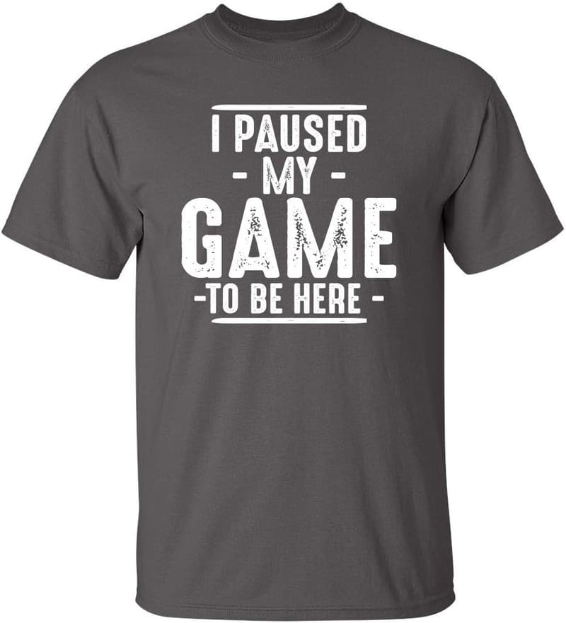 Game On! Funny Graphic Tee for Gamers - Men's Novelty Shirt