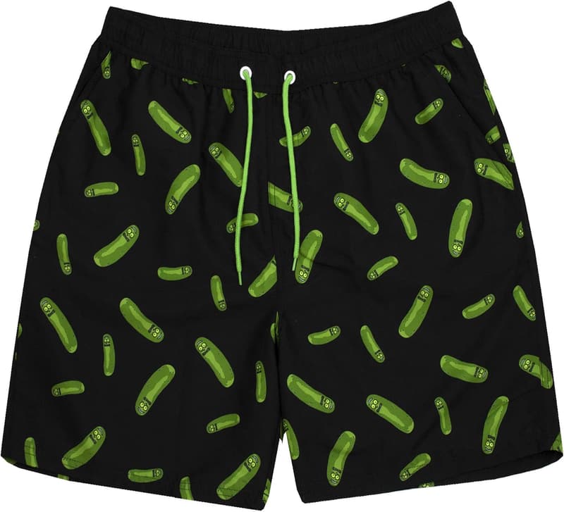 Pickle Rick Swim Shorts for Men