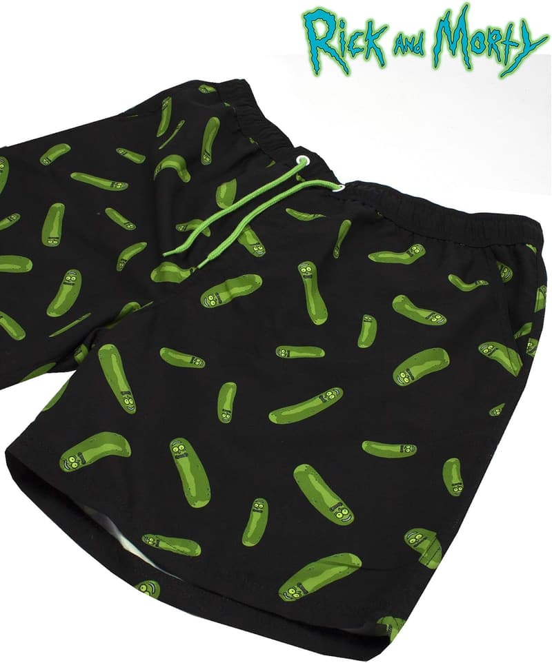 Pickle Rick Swim Shorts for Men