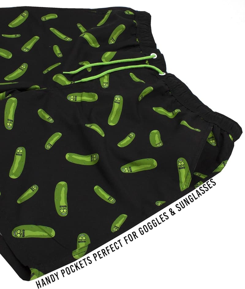 Pickle Rick Swim Shorts for Men