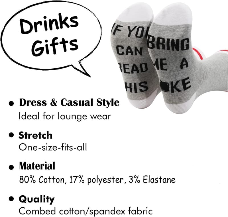 Drinks Lover Novelty Socks - 