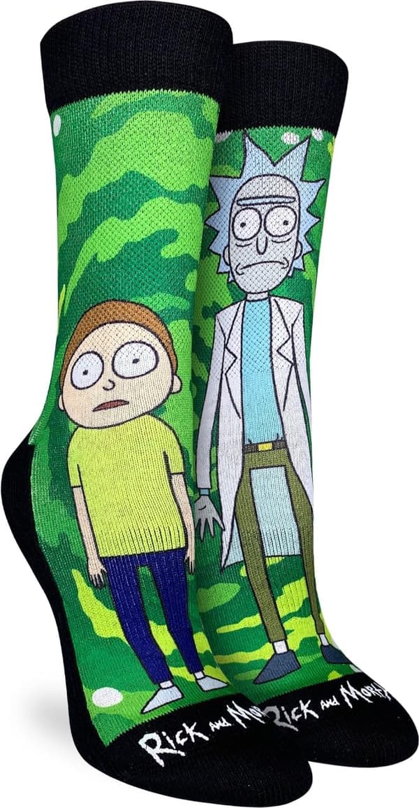 Rick and Morty Women's Socks - Good Luck Design