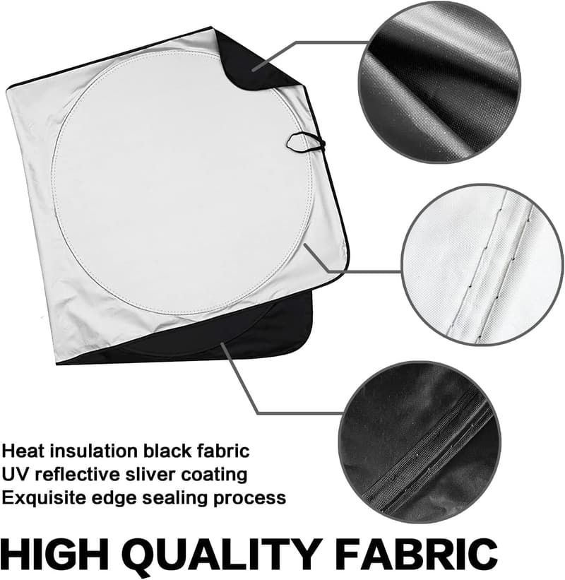 Kawaii Anime Eyes Car Windshield Sunshade - UV Ray Reflector