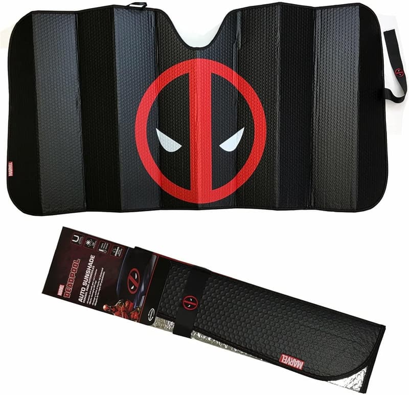 Marvel Deadpool Folding Sun Shade for Cars and Trucks