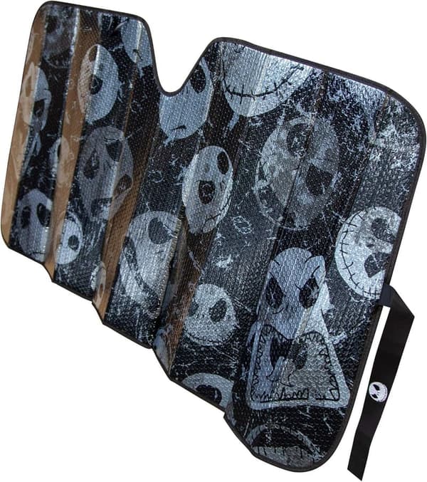 Nightmare Before Christmas Jack Skellington Black Foil Sunshade