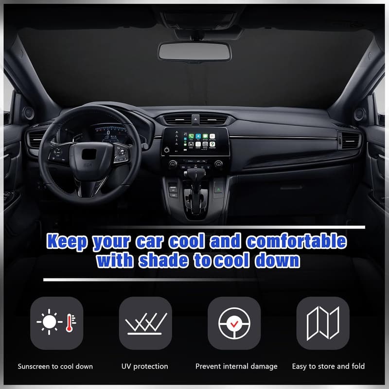 Honda CRV Retractable Sunshade (2017-2022) - UV Protection