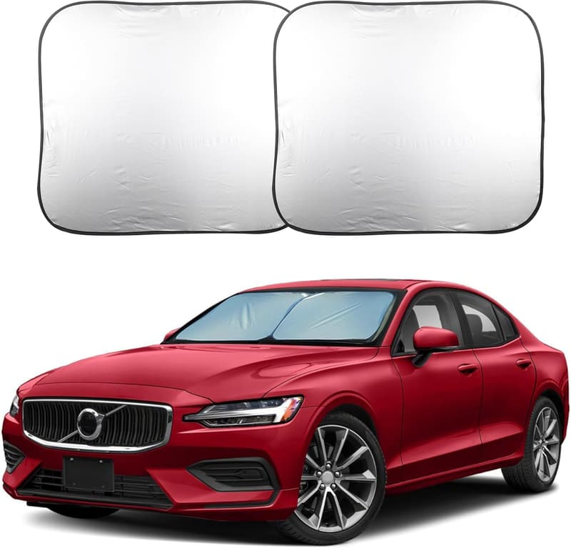 Foldable Car Windshield Sun Shade for UV Protection (28 x 31 inches)