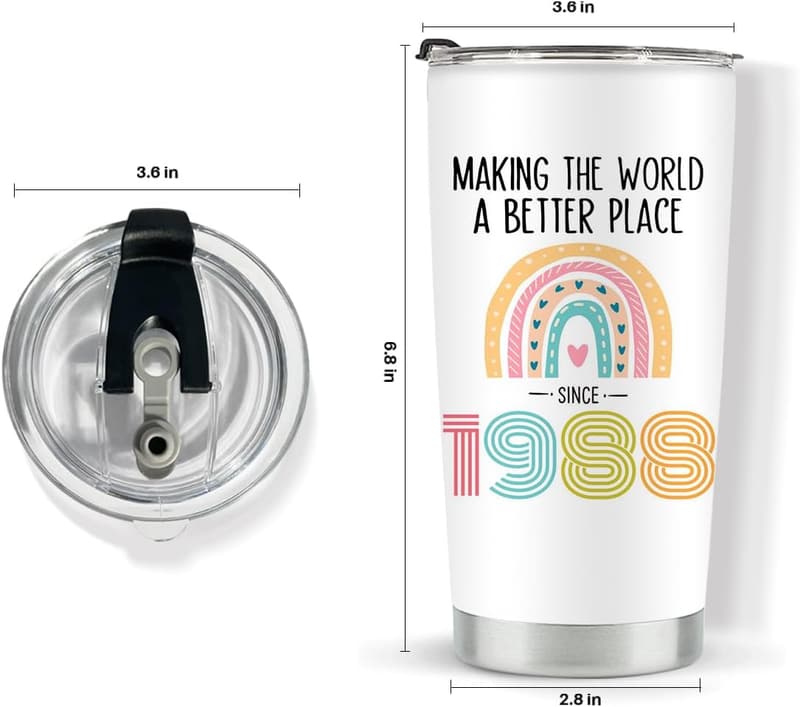 37th Birthday Stainless Steel Vacuum Insulated Tumbler
