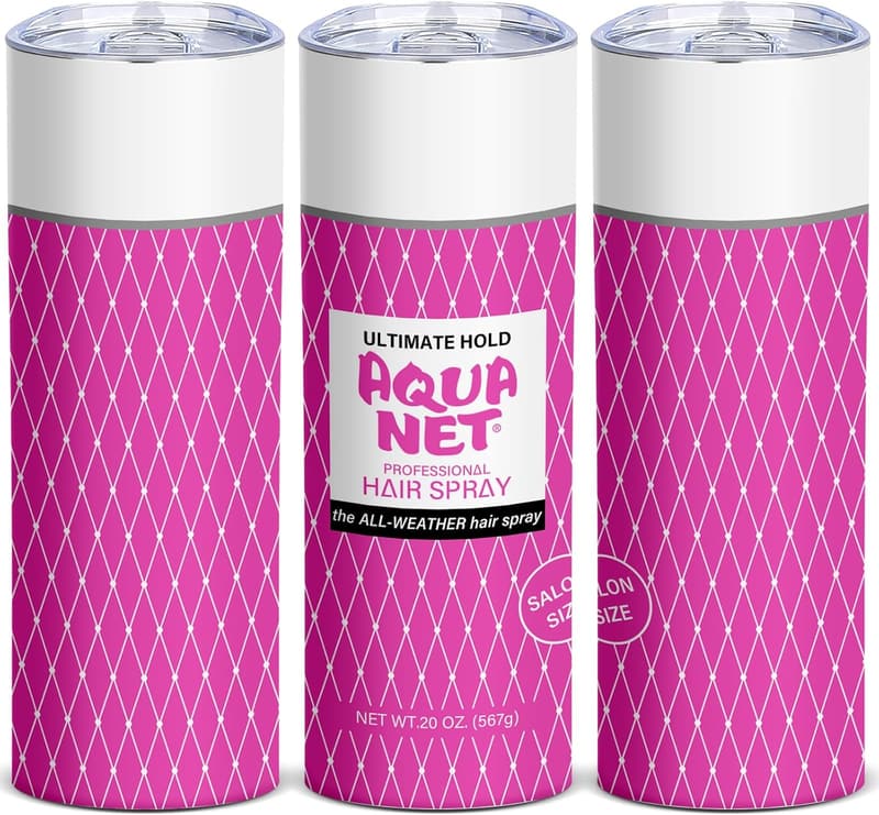 Funny 20oz Hairspray Tumbler for Women - Reusable Stainless Steel Mug