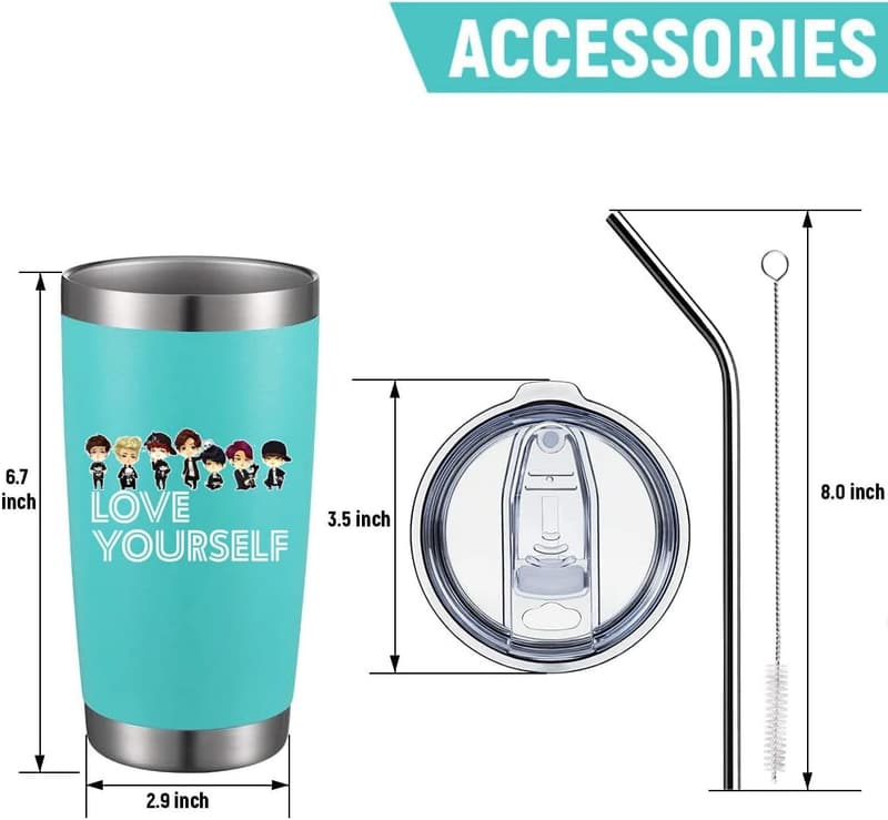 Inspirational 20 Oz Insulated Stainless Steel Coffee Tumbler