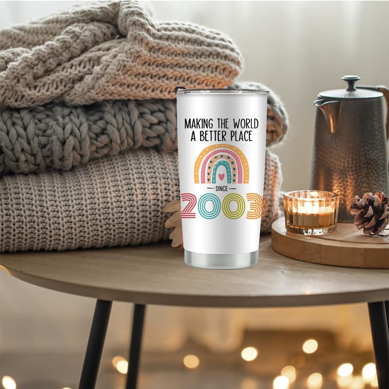 22nd Birthday Stainless Steel Insulated Tumbler for Women