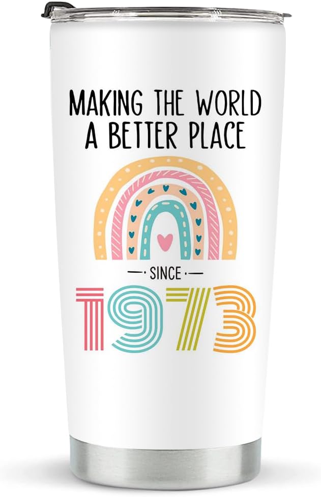 52nd Birthday Gift - 20 oz Stainless Steel Tumbler
