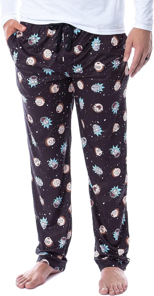 Rick and Morty Men's Face Expressions Pajama Pants