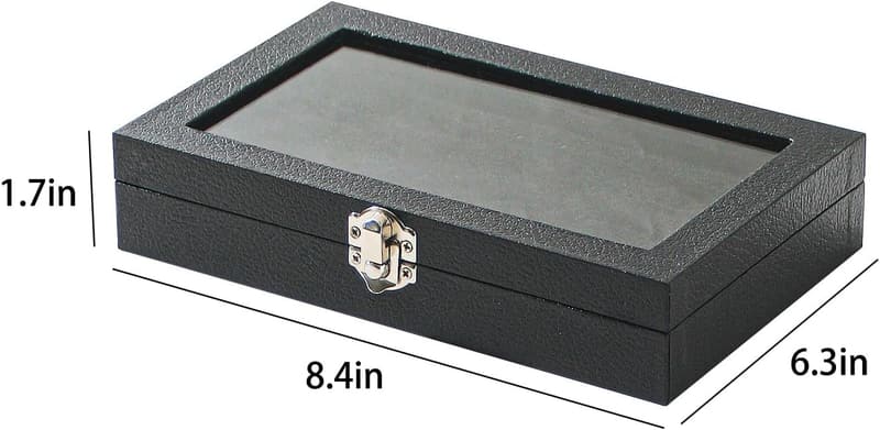 Jewelry Organizer Box for Rings & Cufflinks - Travel-Friendly Gift