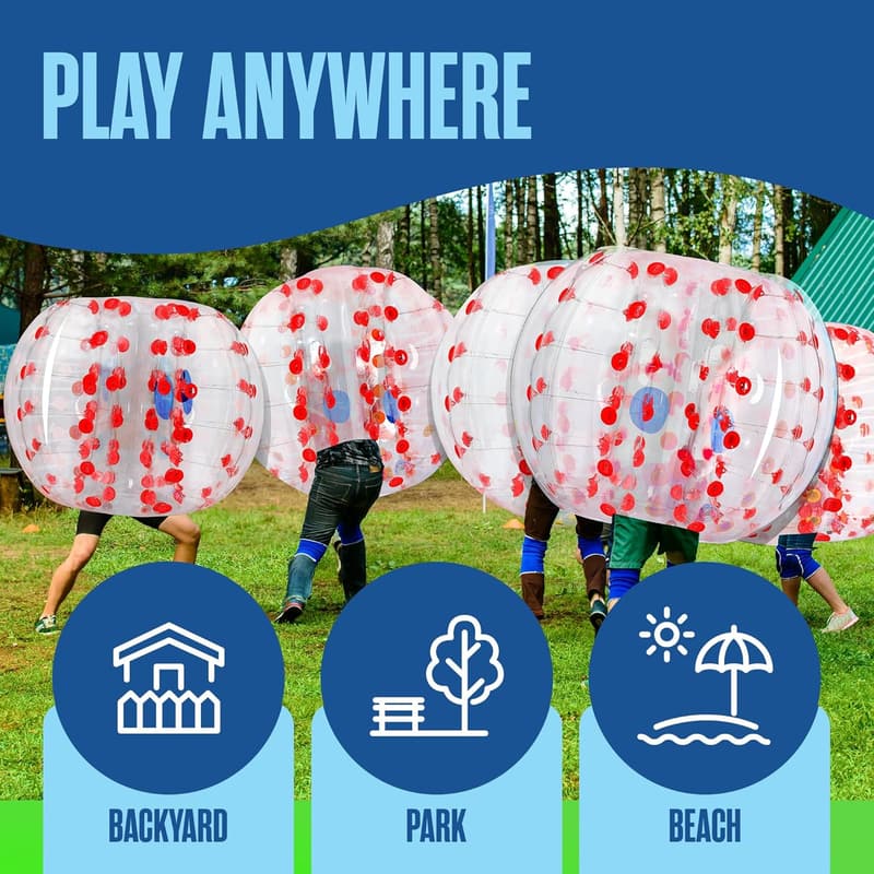 Giant Inflatable Zorb Ball for Adults & Kids - 5FT