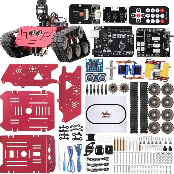 Arduino Robotics Tank Kit for Kids 8-16 - STEM Engineering Toy