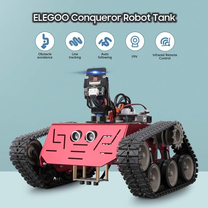 Arduino Robotics Tank Kit for Kids 8-16 - STEM Engineering Toy