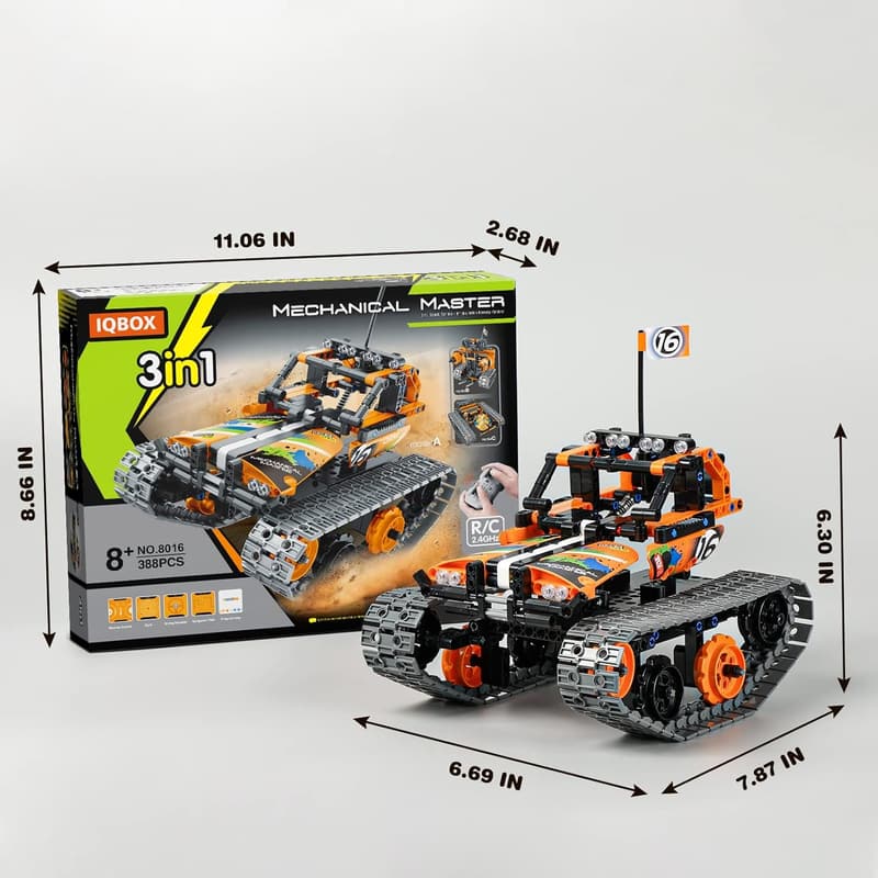 STEM Robot Building Kit for Kids 8-14 - Remote Control Engineering