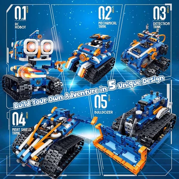 STEM Robot Building Kit for Kids Ages 8-12 - 560 PCS RC Mech