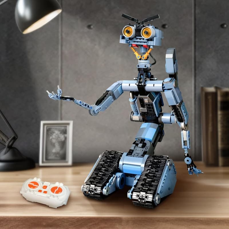 Father's Day Johnny 5 Robot Building Set with Remote Control